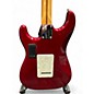 Used Miscellaneous PARTSCASTER Candy Apple Red Metallic Solid Body Electric Guitar