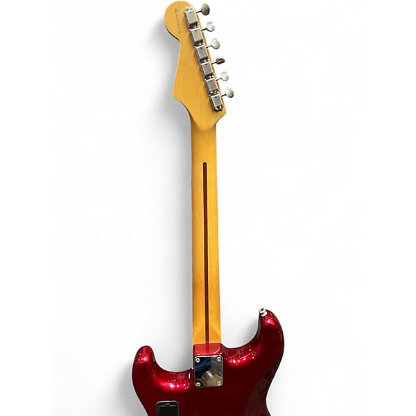 Used Miscellaneous PARTSCASTER Candy Apple Red Metallic Solid Body Electric Guitar