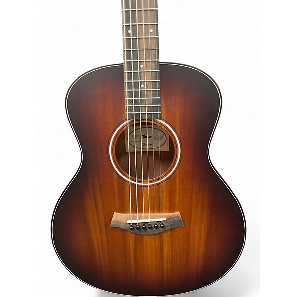 Used Taylor GS MINI-E KOA PLUS Natural Acoustic Electric Guitar
