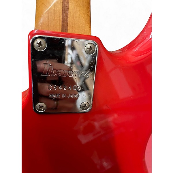 Used Ibanez ROADSTAR II SERIES Candy Apple Red Solid Body Electric Guitar