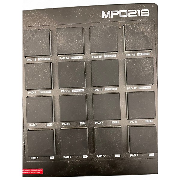 Used Akai Professional MPD218 MIDI Controller