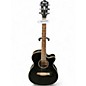 Used Ibanez AEG10E(ELECTRONICS DONT WORK) Black Acoustic Guitar thumbnail