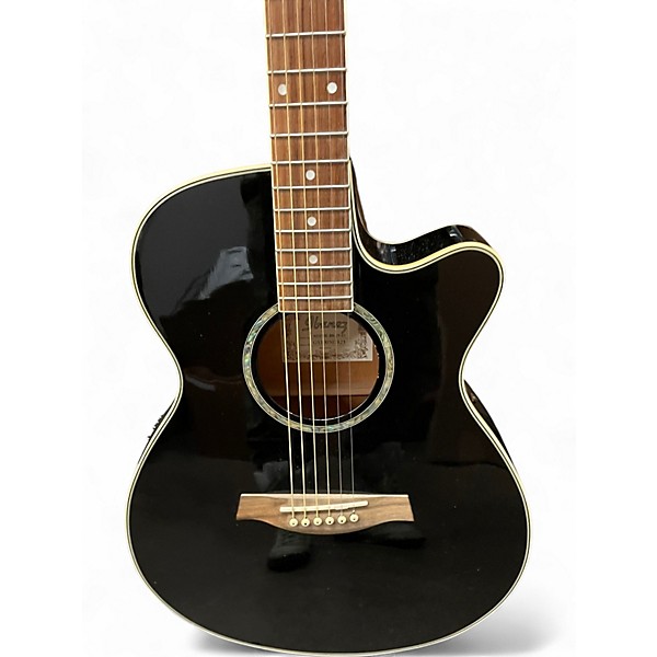 Used Ibanez AEG10E(ELECTRONICS DONT WORK) Black Acoustic Guitar