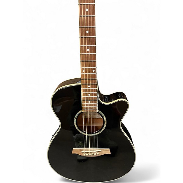 Used Ibanez AEG10E(ELECTRONICS DONT WORK) Black Acoustic Guitar
