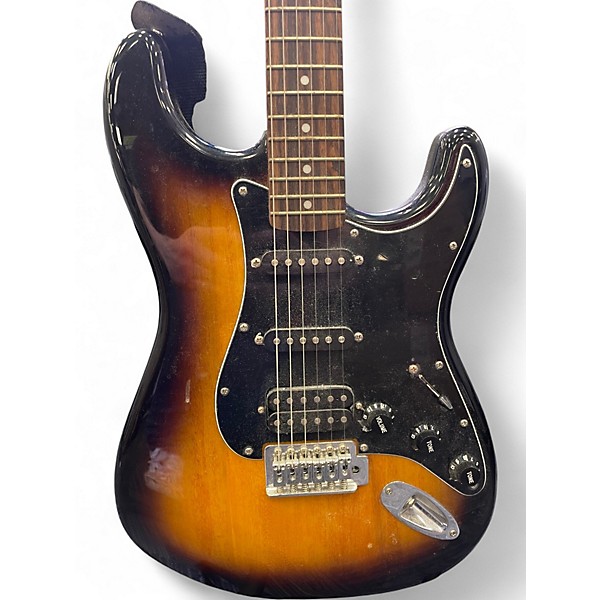 Used Squier Affinity Stratocaster 2 Color Sunburst Solid Body Electric Guitar