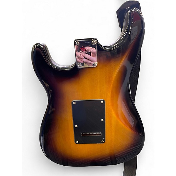 Used Squier Affinity Stratocaster 2 Color Sunburst Solid Body Electric Guitar