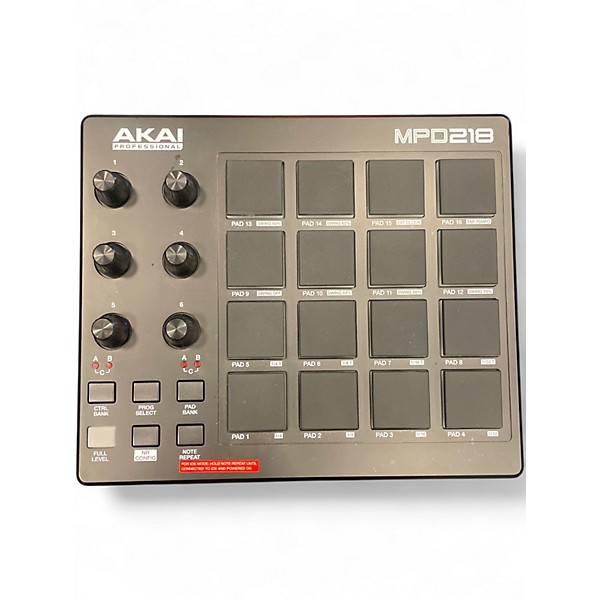Used Akai Professional MPD218 MIDI Controller