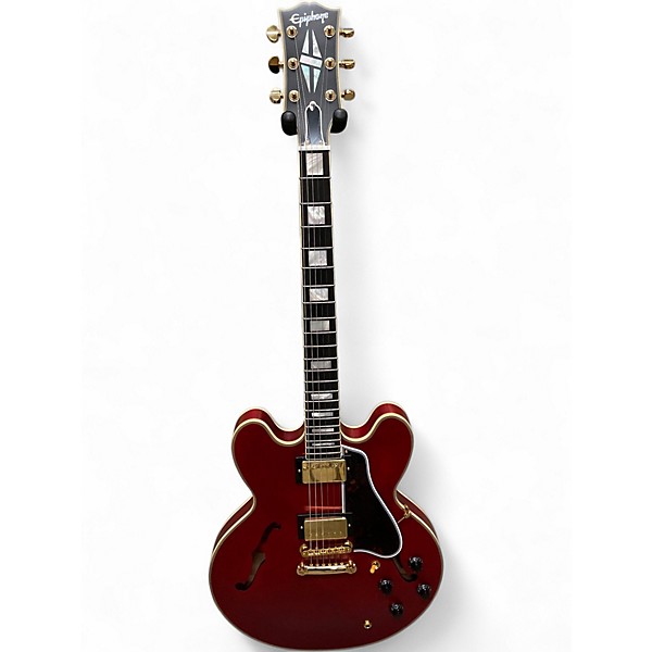 Used Epiphone Inspired by Gibson 1959 ES335 Cherry Hollow Body Electric Guitar