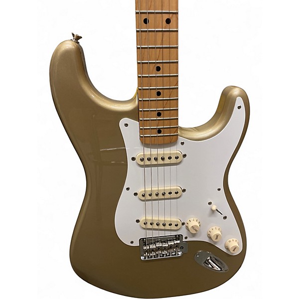 Used 2013 Fender Classic Player '50s Stratocaster Shoreline Gold Solid Body Electric Guitar