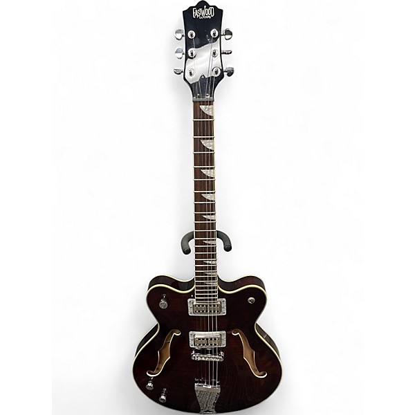 Used Eastwood Classic 6 Wine Red Hollow Body Electric Guitar