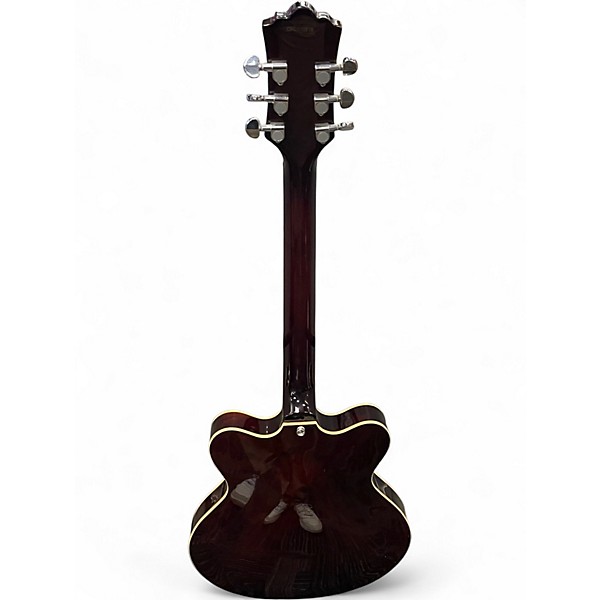 Used Eastwood Classic 6 Wine Red Hollow Body Electric Guitar