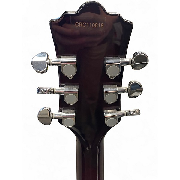 Used Eastwood Classic 6 Wine Red Hollow Body Electric Guitar