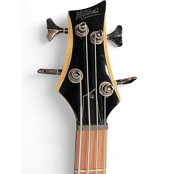 Used Mitchell MB200 Gunmetal Gray Electric Bass Guitar
