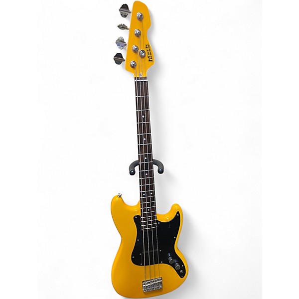 Used Markbass MB Little Bass Short Scale Yellow Electric Bass Guitar