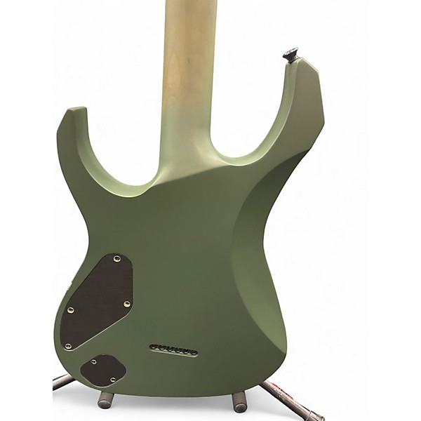 Used Guerilla M6 Green Solid Body Electric Guitar