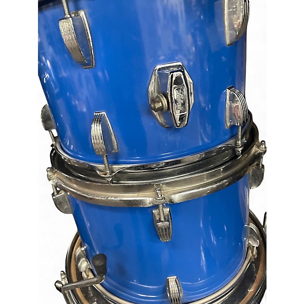 Used Ludwig 5 Piece USA Blue Drum Kit