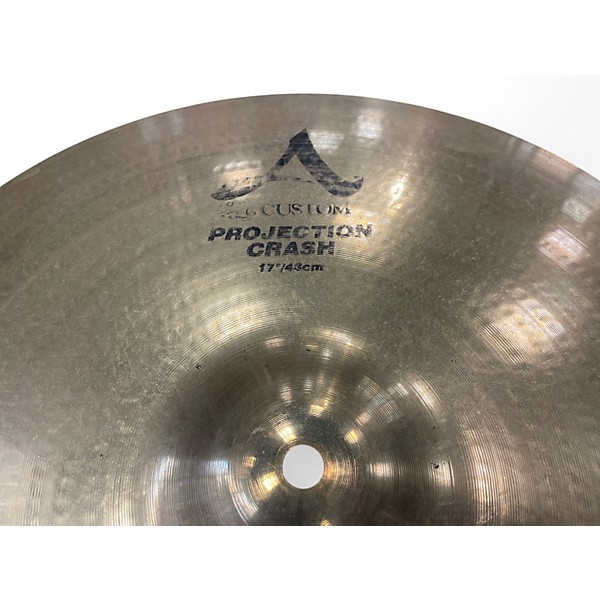 Used Zildjian 17in A Custom Cymbal