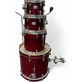 Used Yamaha 4 Piece Stage Custom KIT Red Drum Kit