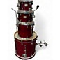 Used Yamaha 4 Piece Stage Custom KIT Red Drum Kit thumbnail