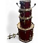 Used Yamaha 4 Piece Stage Custom KIT Red Drum Kit