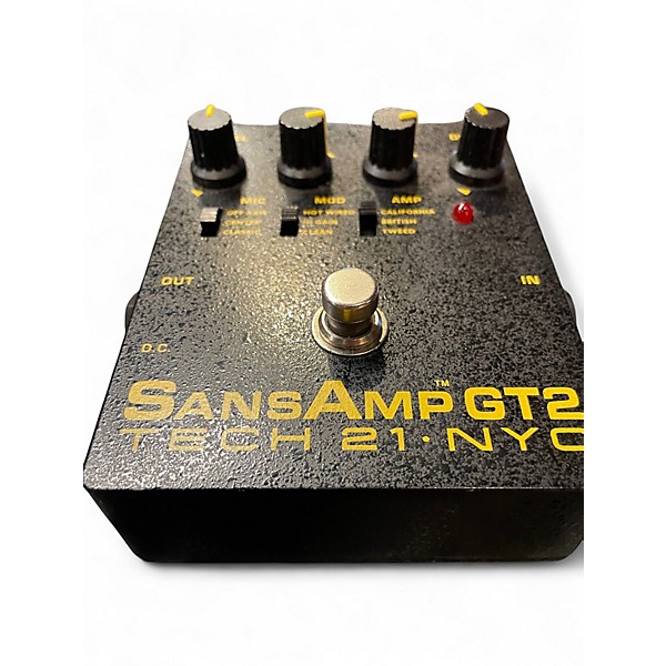Used Tech 21 Sansamp GT2 Tube Amp Emulator Effect Pedal