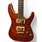 Used Schecter Guitar Research C-1 ELITE Caramel Burst Solid Body Electric Guitar