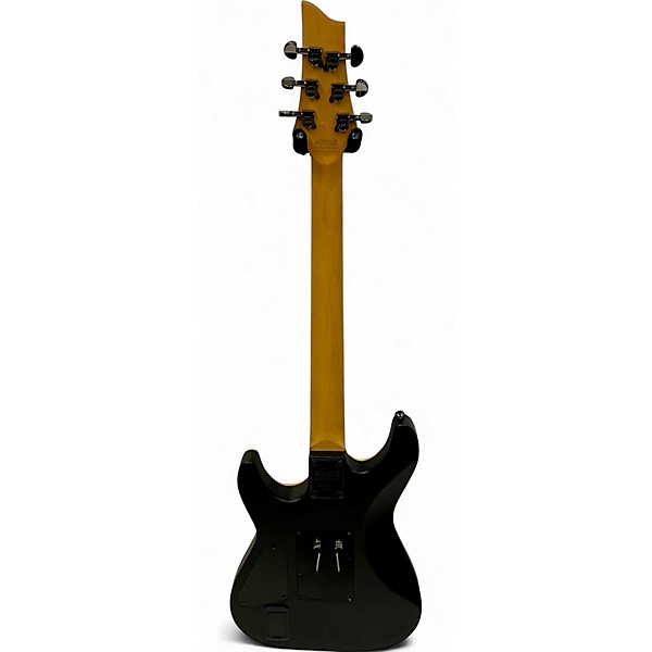 Used Schecter Guitar Research DEMON 6 FR Flat Black Solid Body Electric Guitar