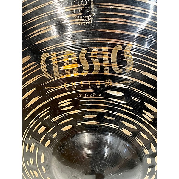 Used MEINL 20in CLASSICS CUSTOM DARK RIDE Cymbal