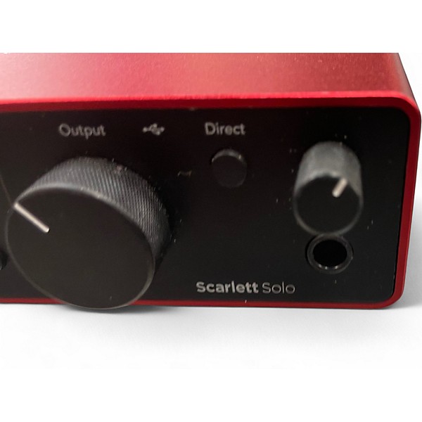 Used Focusrite Scarlett Solo Gen 4 Audio Interface