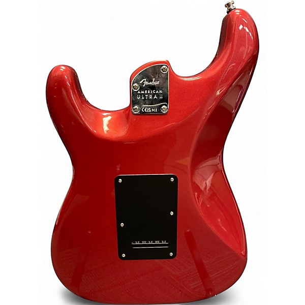 Used Fender Ultra II Stratocaster HSS Red Solid Body Electric Guitar