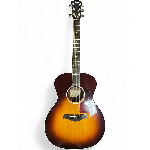 Used Taylor 214E SB DLX 3 Tone Sunburst Acoustic Electric Guitar