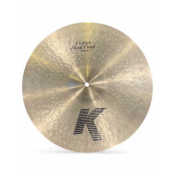 Used Zildjian 18in K Custom Dark Crash Cymbal