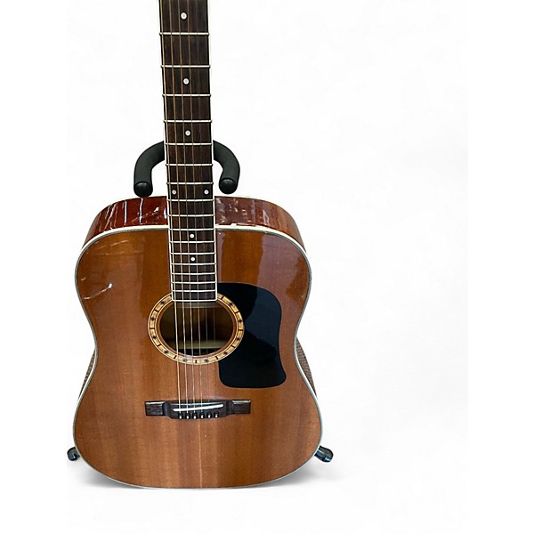 Used Washburn d100dlmk Natural Acoustic Guitar