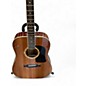 Used Washburn d100dlmk Natural Acoustic Guitar