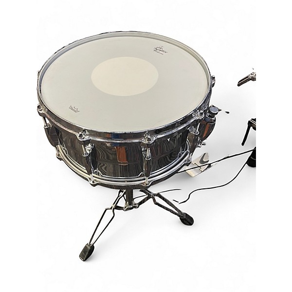 Used Gretsch Drums 14in USA CUSTOM Chrome Silver Drum