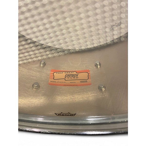 Used Gretsch Drums 14in USA CUSTOM Chrome Silver Drum