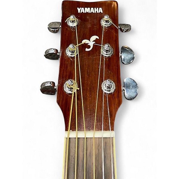 Used Yamaha FGTA Natural Acoustic Electric Guitar