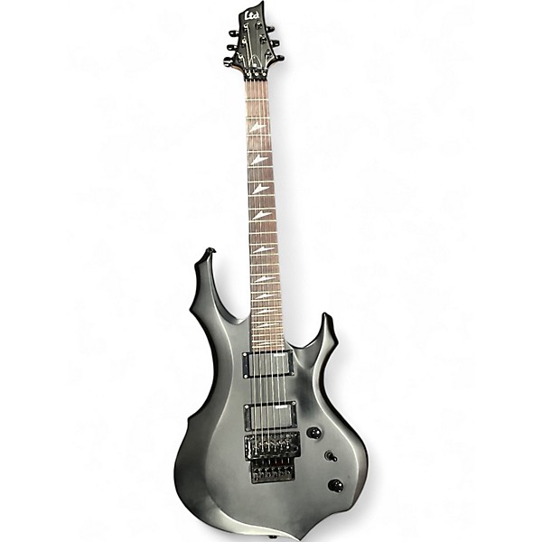 Used ESP LTD F-200 Flat Black Solid Body Electric Guitar