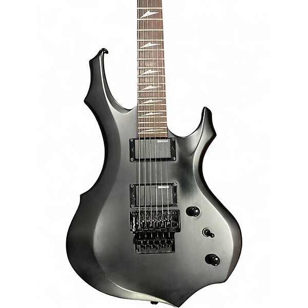 Used ESP LTD F-200 Flat Black Solid Body Electric Guitar