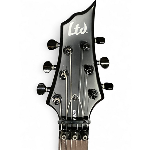 Used ESP LTD F-200 Flat Black Solid Body Electric Guitar