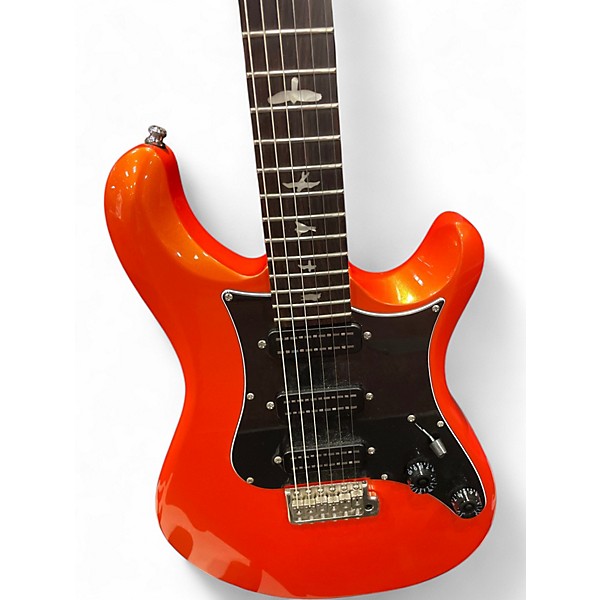 Used PRS SE NF3 Metallic Orange Solid Body Electric Guitar