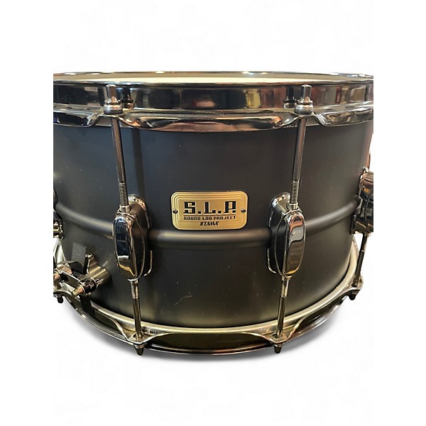 Used TAMA 14in BIG BLACK SNARE Black Drum