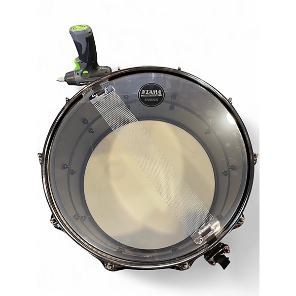 Used TAMA 14in BIG BLACK SNARE Black Drum