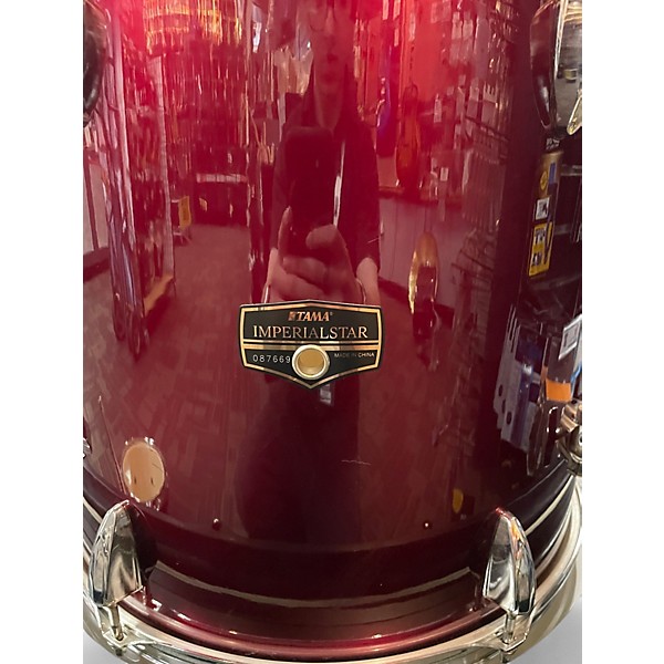 Used TAMA 6 Piece Imperialstar Red Drum Kit