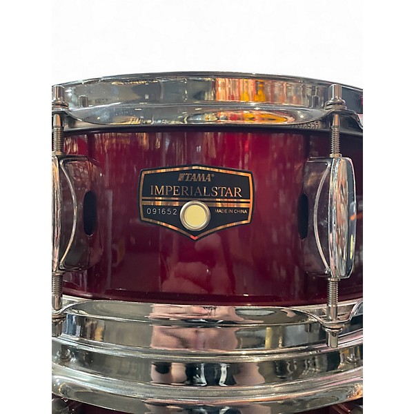 Used TAMA 6 Piece Imperialstar Red Drum Kit