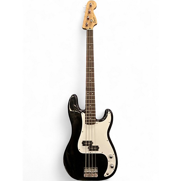 Used Squier Affinity Precision Bass Black Electric Bass Guitar