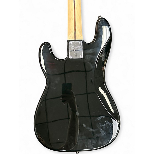 Used Squier Affinity Precision Bass Black Electric Bass Guitar