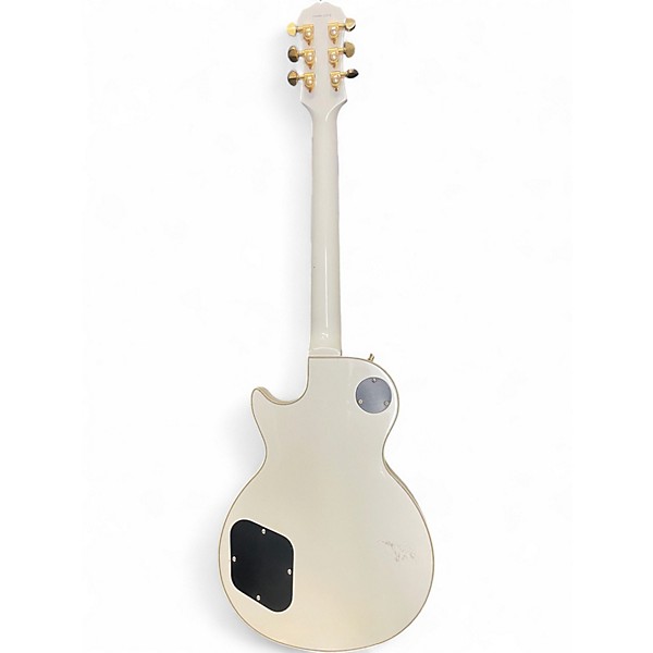 Used Epiphone Les Paul Custom Alpine White Solid Body Electric Guitar