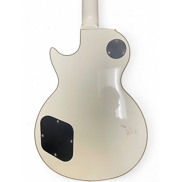 Used Epiphone Les Paul Custom Alpine White Solid Body Electric Guitar