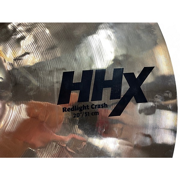 Used SABIAN 20in HHX REDLIGHT CRASH Cymbal